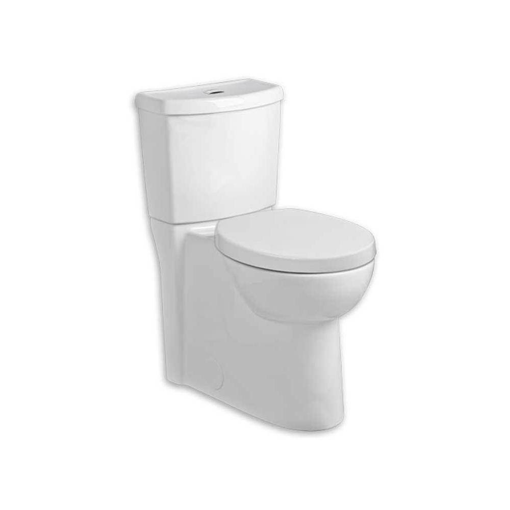 American Standard Studio Skirted Two-Piece Dual Flush 1.6 gpf/6.0 Lpf and 1.1 gpf/4.2 Lpf Chair Height Round Front Toilet With Seat