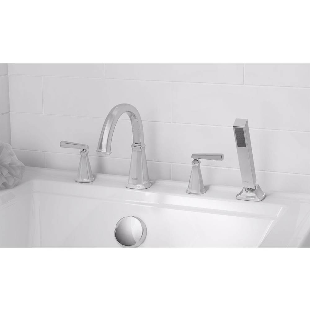 American Standard Edgemere® Bathtub Faucet With Lever Handles and Personal Shower for Flash® Rough-In Valve