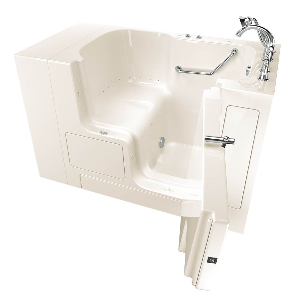 American Standard Gelcoat Value Series 32 x 52 -Inch Walk-in Tub With Air Spa System - Right-Hand Drain With Faucet