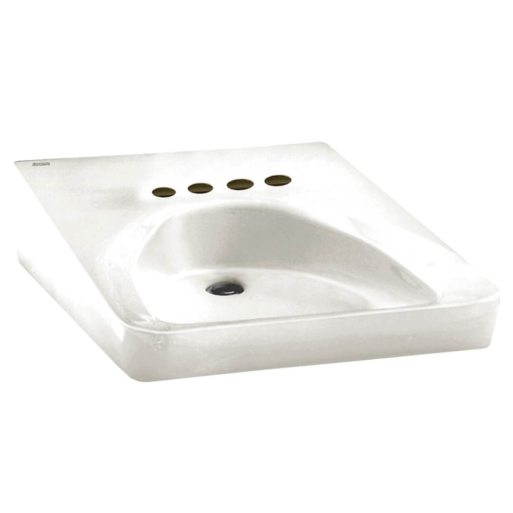 American Standard WheelChair Users Bathroom Sink 10-1/2-in. Centers with Extra Right-Hand Hole