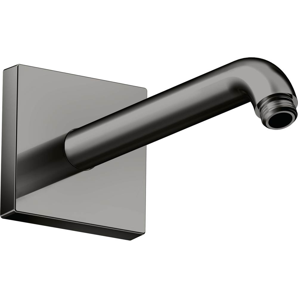 Axor ShowerSolutions Showerarm Square, 9'' in Polished Black Chrome