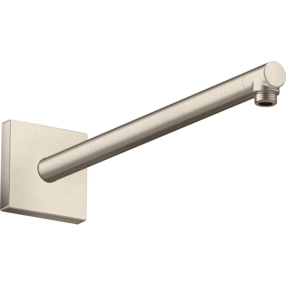 Axor ShowerSolutions Showerarm Square, 15'' in Brushed Nickel