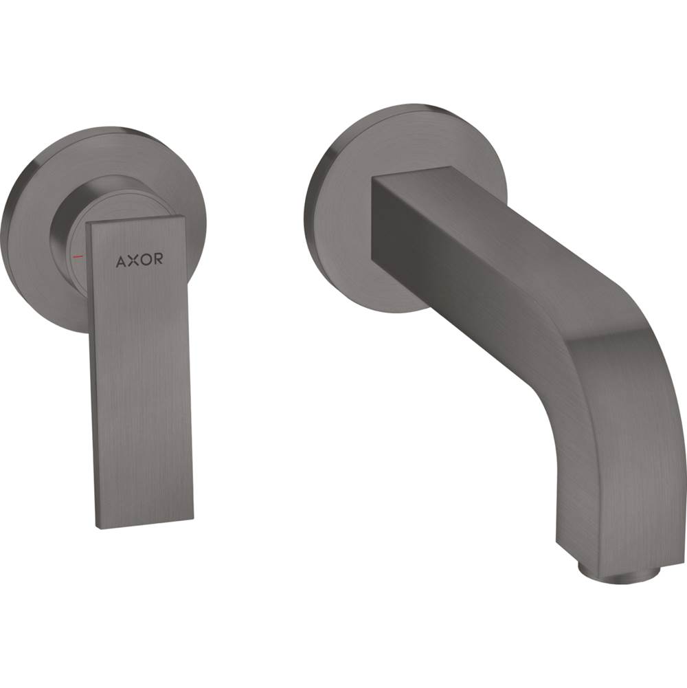 Axor Citterio Wall-Mounted Single-Handle Faucet Trim, 1.2 GPM in Brushed Black Chrome