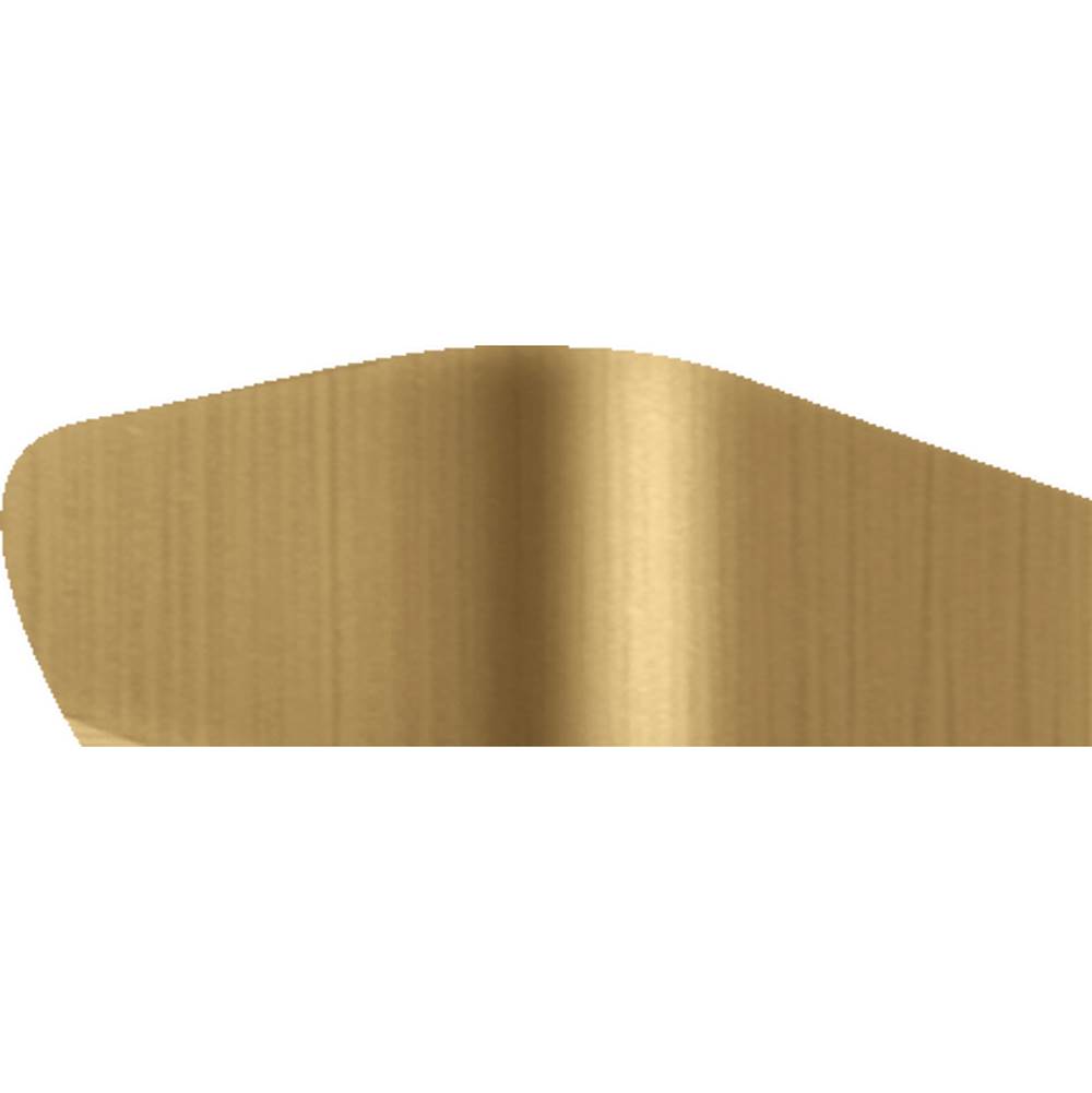 Axor Universal Rectangular Shaving Mirror in Brushed Gold Optic