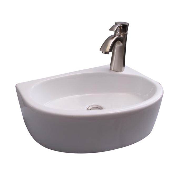 Barclay Albion Wall-Hung Basin 17''Left Faucet Hole,WH