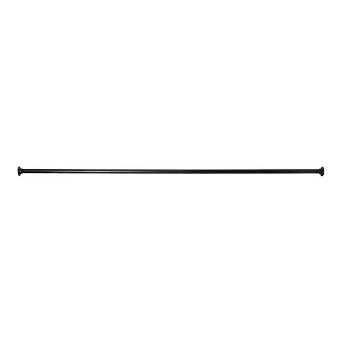 Barclay 4100 Straight Rod, 48'', w/310 Flanges, Matte Black