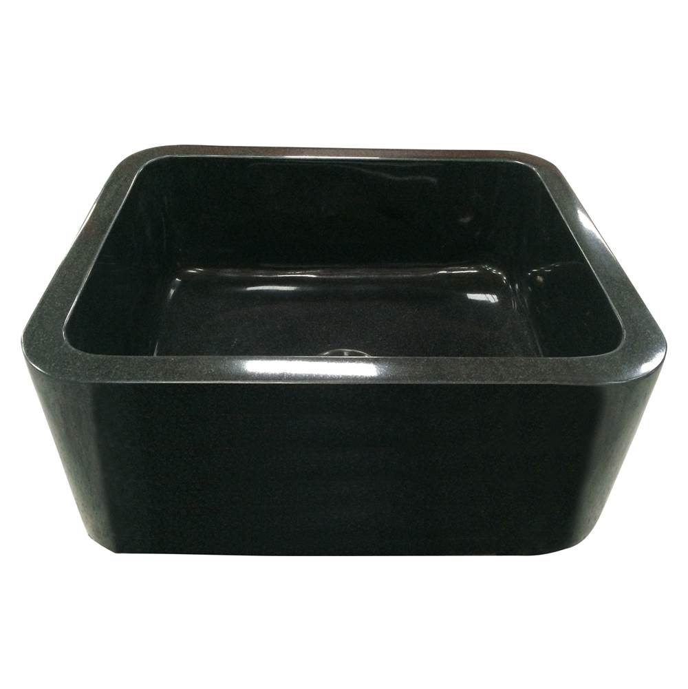 Barclay Acantha 30'' Polished GraniteSingle Bowl Farmer Sink, GPBL