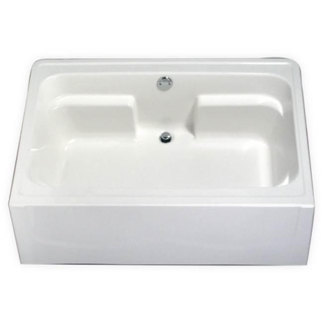 Clarion Bathware Tub Insert For Convertible Shower W/ 17 1/2'' Apron - Center Drain