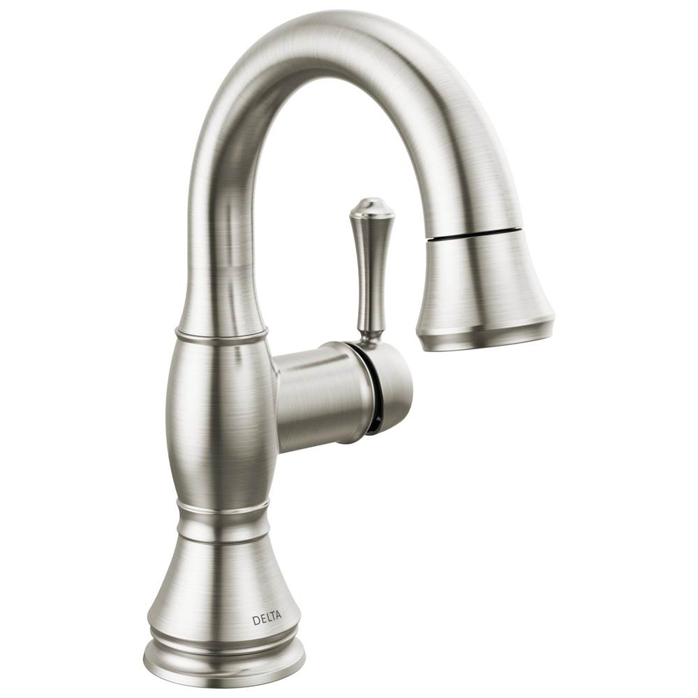 Delta Faucet Cassidy™ Single Handle Pull Down Bathroom Faucet