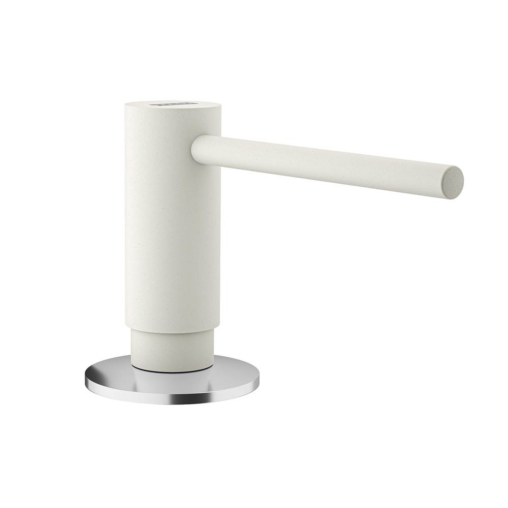 Franke ACT-SD-PWT Single Hole Top Refill Soap Dispenser in Polar White.
