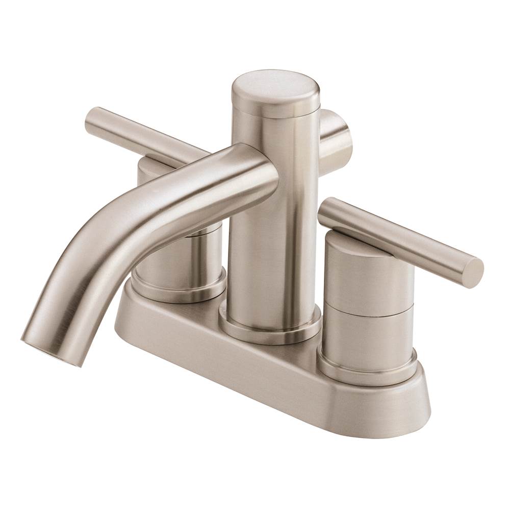 Gerber Plumbing Parma 2H Centerset Lavatory Faucet w/ Metal Touch Down Drain 1.2gpm Brushed Nickel