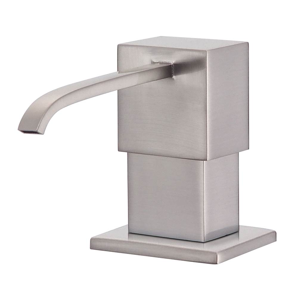 Gerber Plumbing Sirius Deck Mount Soap & Lotion Dispenser Stainless Steel
