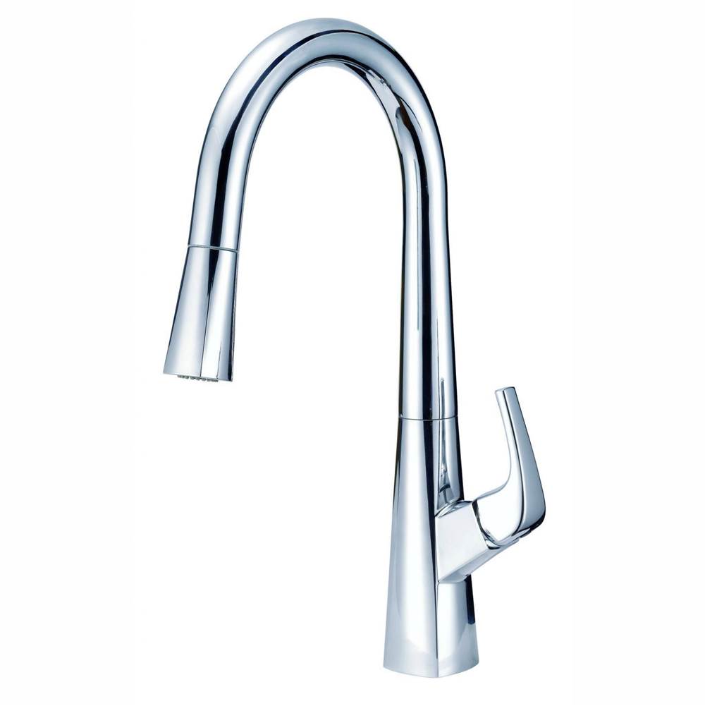 Gerber Plumbing Vaughn 1H Pull-Down Kitchen Faucet w/ Snapback 1.75gpm Chrome