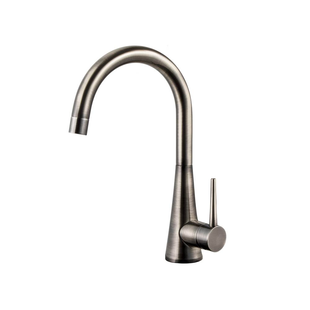 Hamat Contemporary Bar Faucet in Pewter