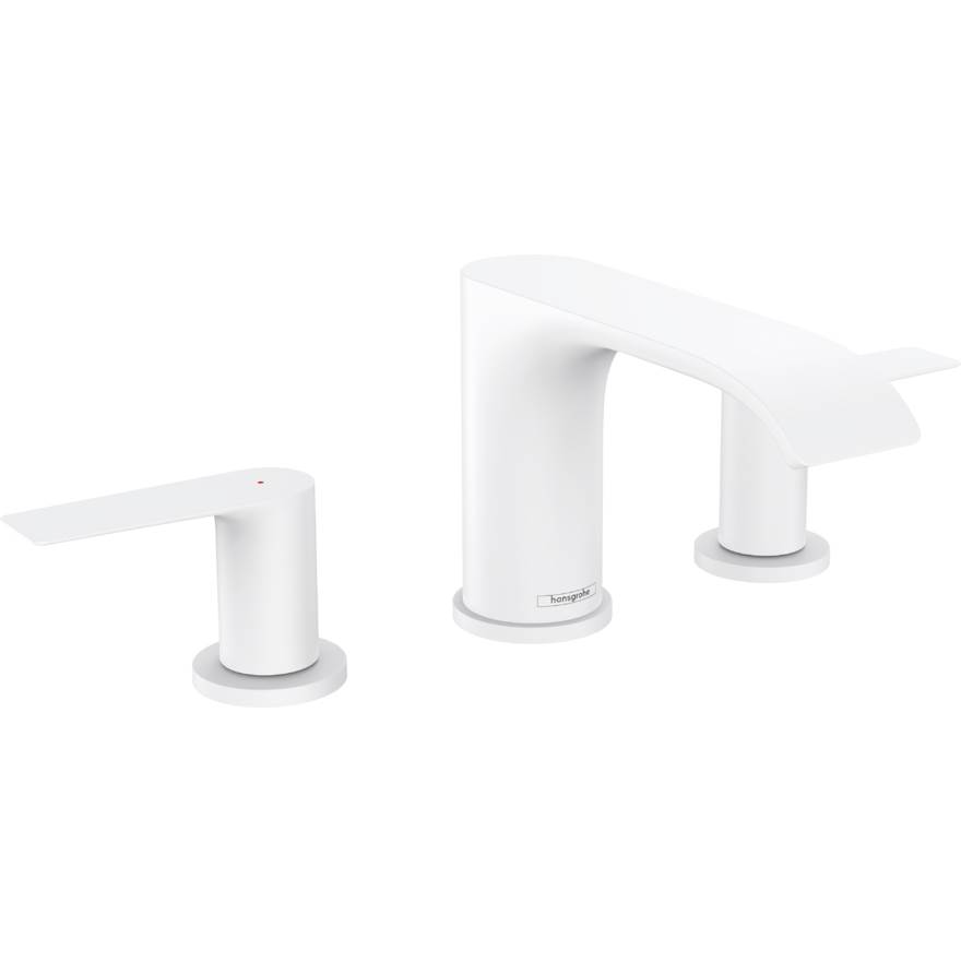 Hansgrohe Vivenis Widespread Faucet 95 with Pop-UP Drain, 1.2 GPM in Matte White