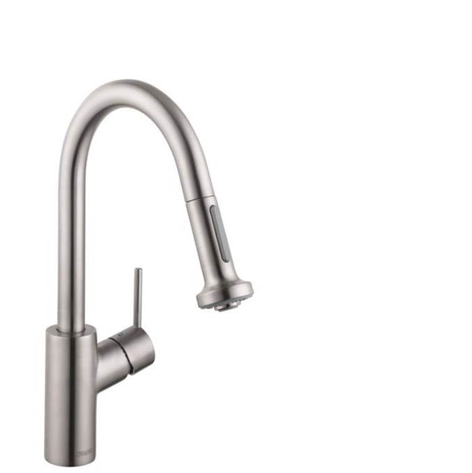 Hansgrohe Talis S² Prep Kitchen Faucet, 2-Spray Pull-Down, 1.75 GPM in Steel Optic
