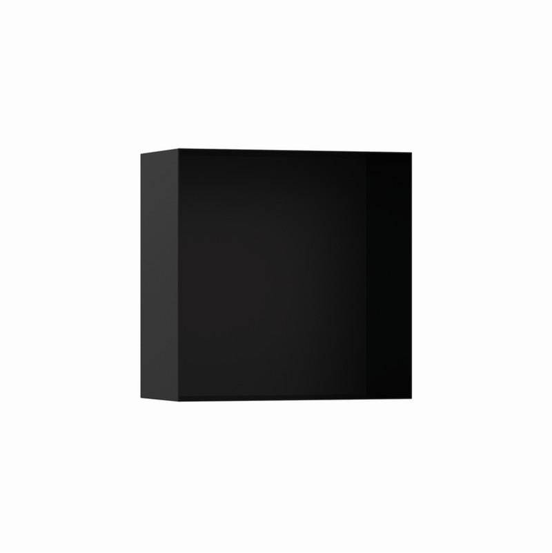Hansgrohe XtraStoris Minimalistic Wall Niche Frameless 12''x 12''x 5.5''  in Matte Black