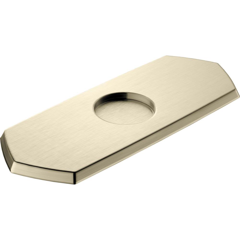 Hansgrohe Locarno Base Plate for Single-Hole Faucets in Brushed Nickel