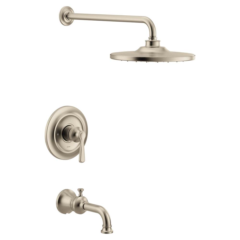 Moen Colinet M-CORE 3-Series 1-Handle Tub and Shower Trim Kit in Brushed Nickel (Valve Sold Separately)
