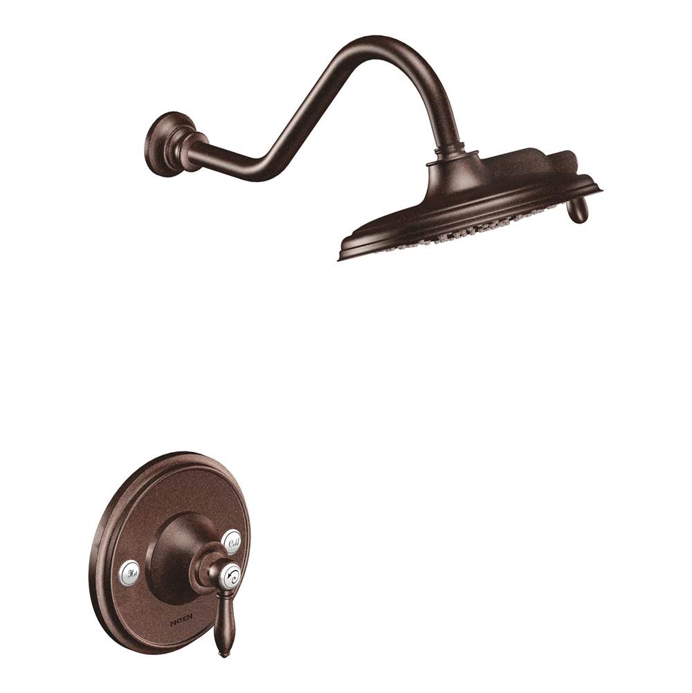 Moen Weymouth 1-Handle Posi-Temp Eco-Performance Shower Trim Kit in Oil Rubbed Bronze (Valve Sold Separately)