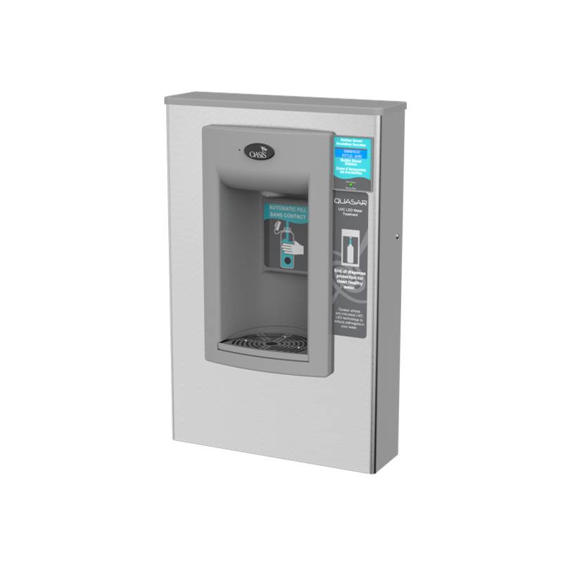 Oasis Water Coolers and Fountains Hands-Free Quasar Surface Mount Versafiller