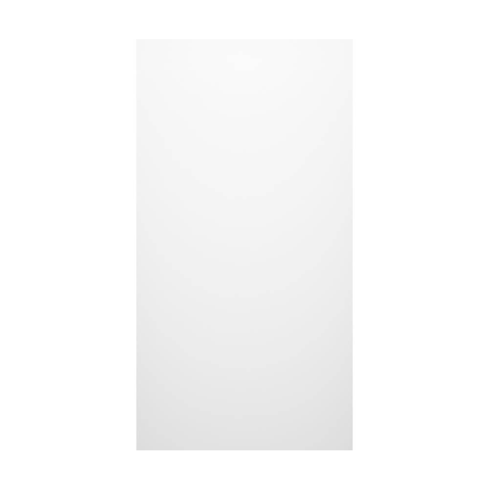 Swan SMMK-9638-1 38 x 96 Swanstone® Smooth Glue up Bathtub and Shower Single Wall Panel in White