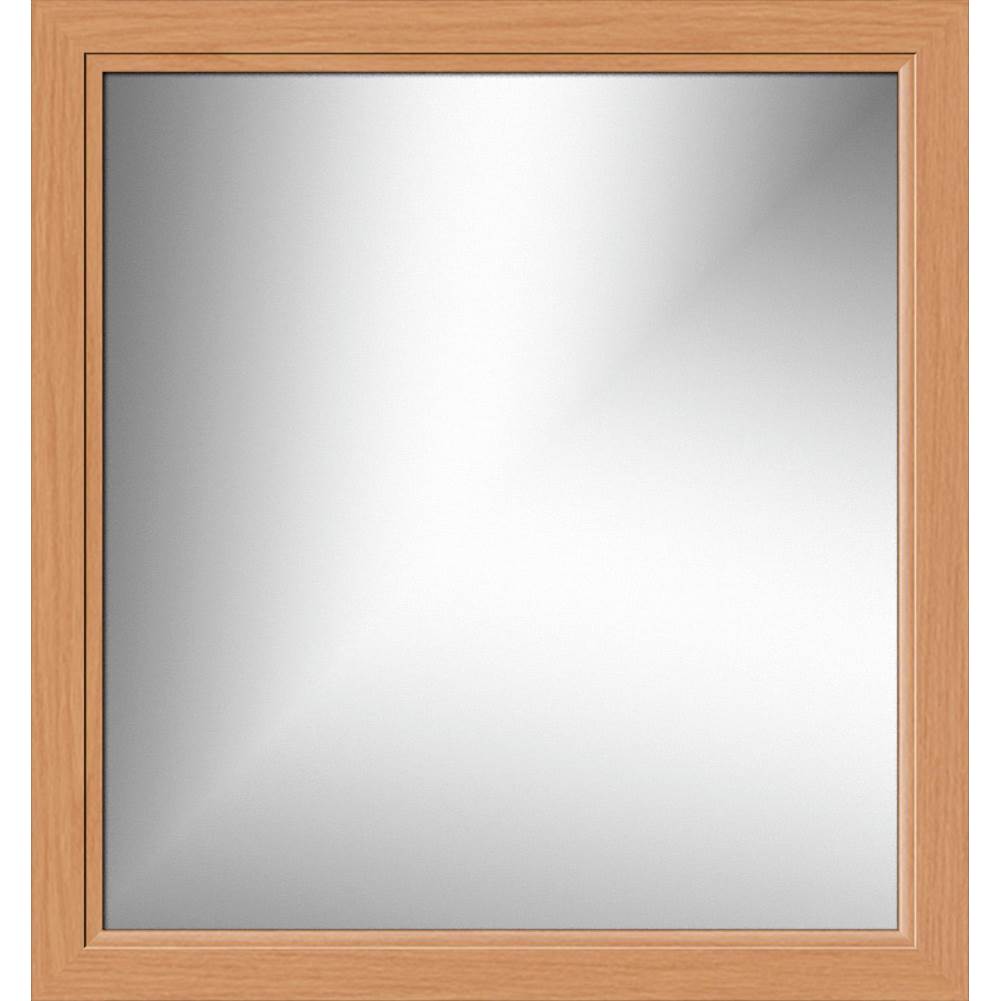 Strasser Woodenworks 30 X .75 X 32 Framed Mirror Non-Bev Ogee Miter Nat Oak