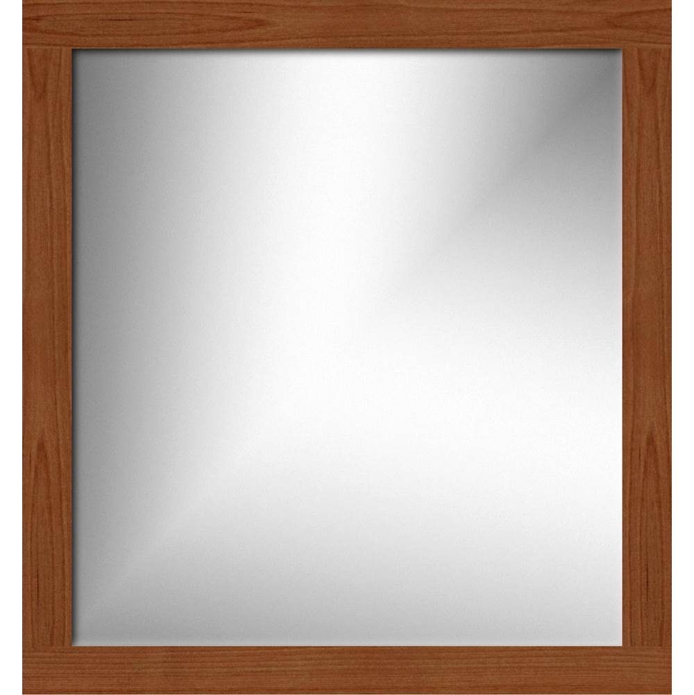 Strasser Woodenworks 30 X 0.75 X 32 Simplicity Framed Mirror Square Med Alder