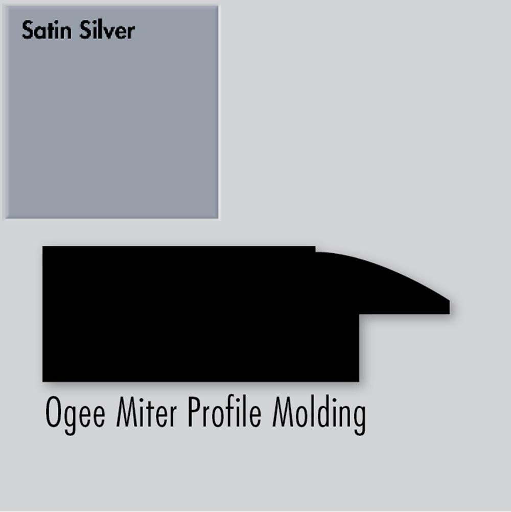 Strasser Woodenworks 2.25 X .75 X 72 Molding Ogee Miter Sat Silver