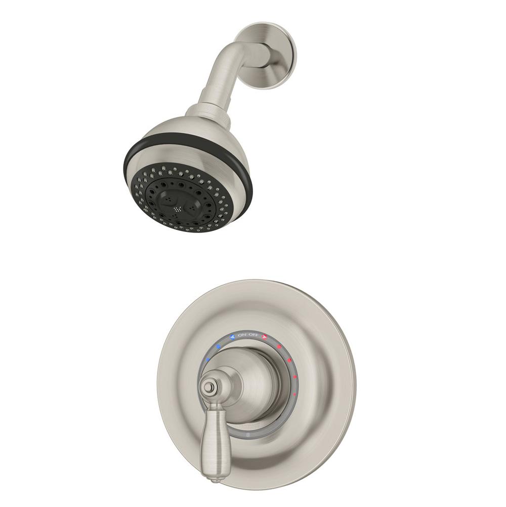 Symmons Allura Single Handle 3-Spray Shower Trim in Polished Chrome - 1.5 GPM (Valve Not Included)
