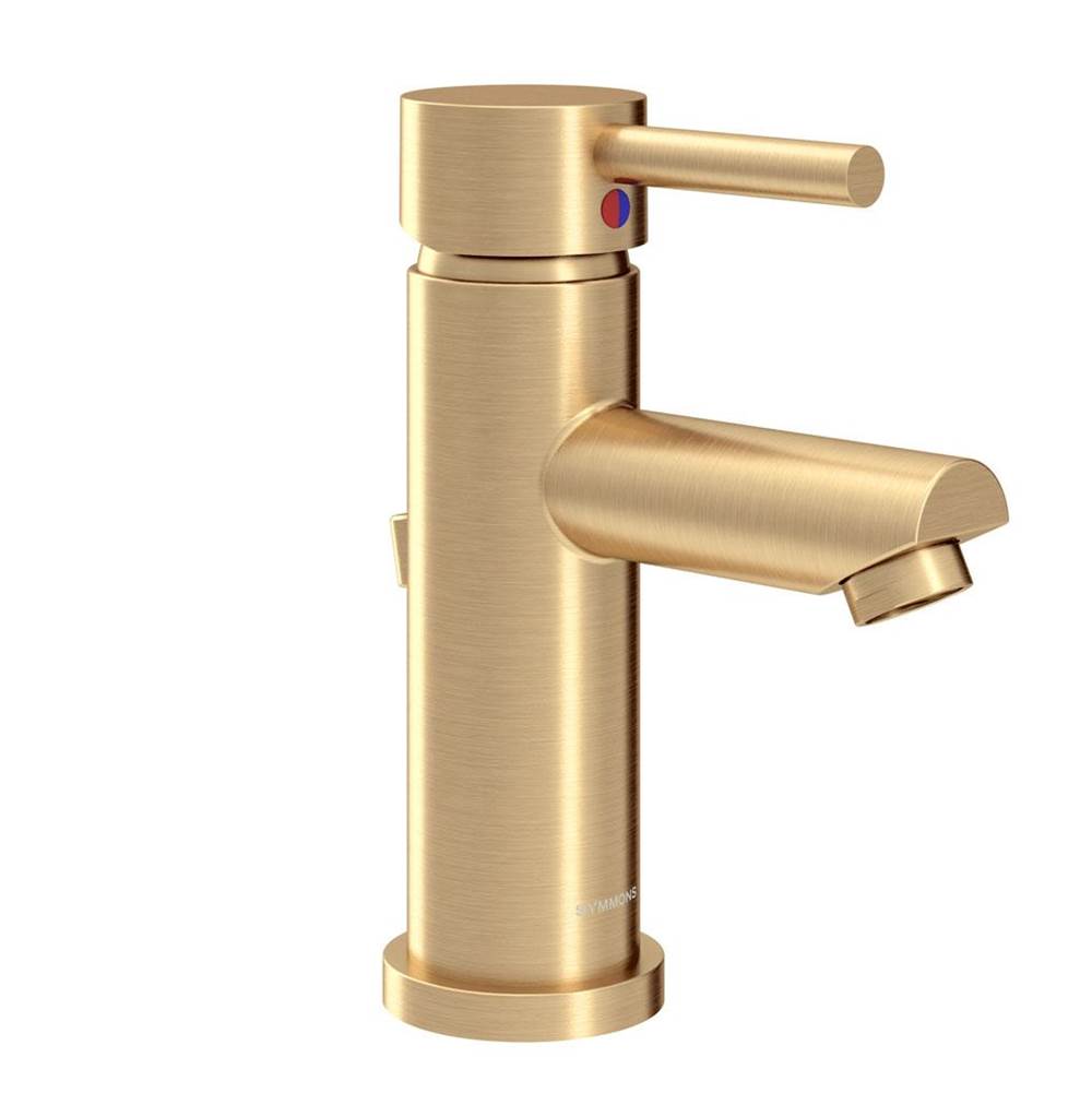 Symmons Dia Single Hole Single-Handle Bathroom Faucet with Drain Assembly in Brushed Bronze (1.0 GPM)