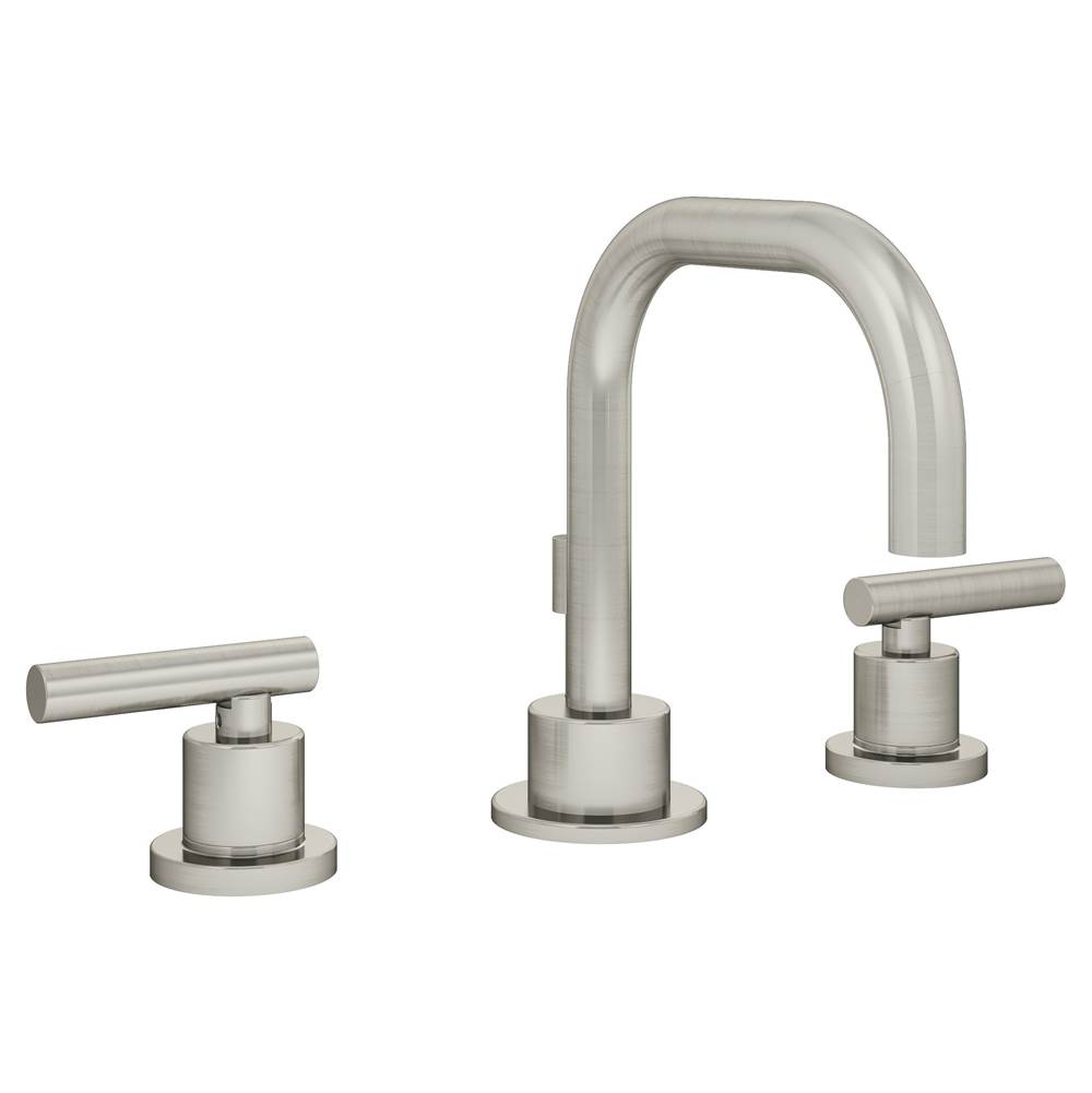 Symmons Dia Widespread 2-Handle Bathroom Faucet with Drain Assembly in Satin Nickel (1.0 GPM)