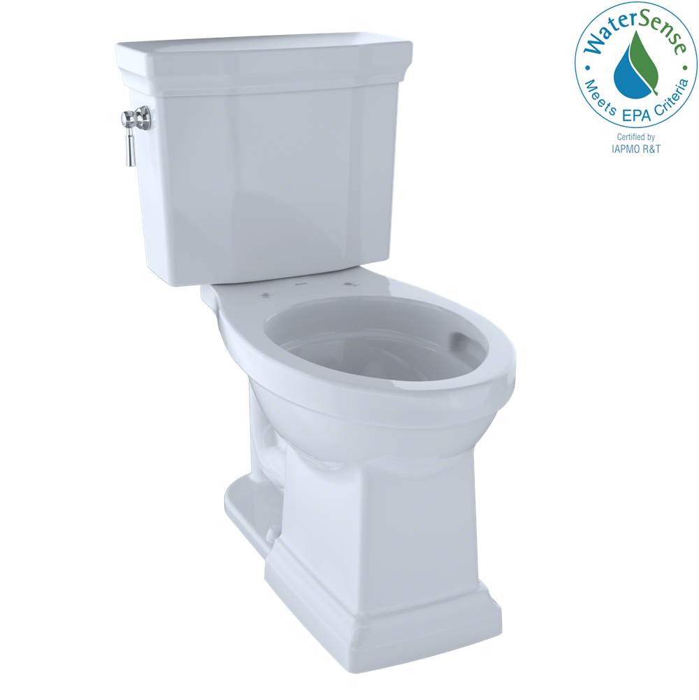 TOTO Toto® Promenade® II 1G® Two-Piece Elongated 1.0 Gpf Universal Height Toilet With Cefiontect, Cotton White
